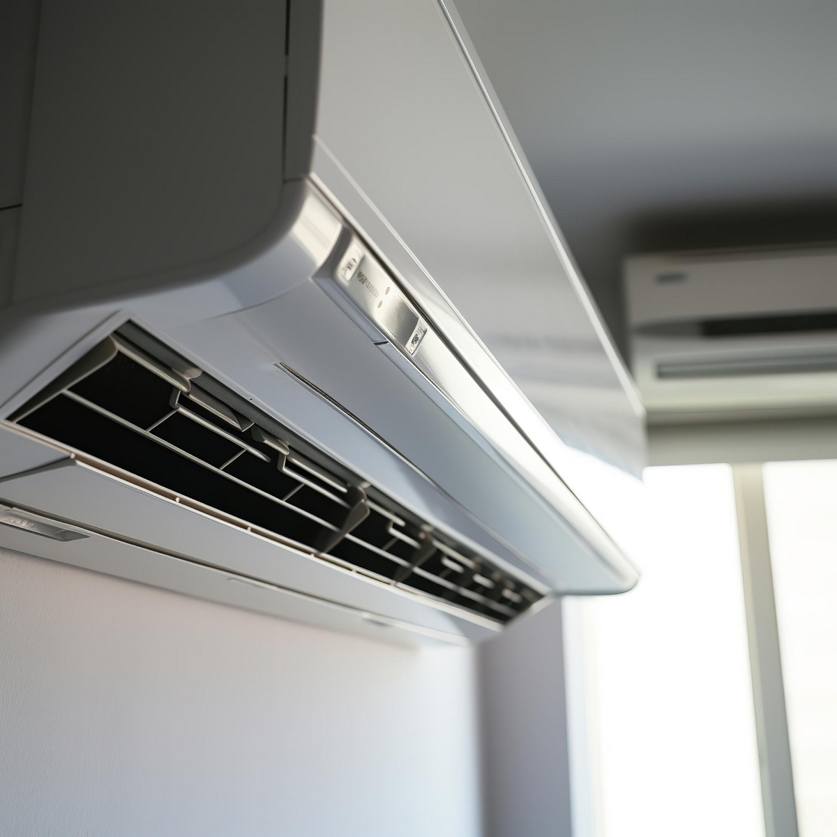 Unité intérieure de climatisation réversible installée par ACES, spécialiste en électricité, chauffage et pompes à chaleur.